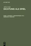 Dichtung als Spiel, Band 1, Studien z. Unsinnspoesie an d. Grenzen d. Sprache cover