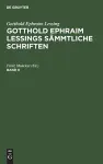 Gotthold Ephraim Lessing: Gotthold Ephraim Lessings Sämmtliche Schriften. Band 8 cover