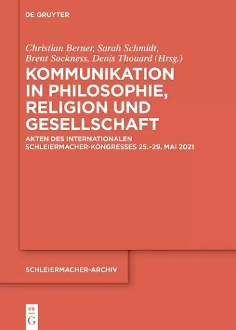 Kommunikation in Philosophie, Religion und Gesellschaft cover