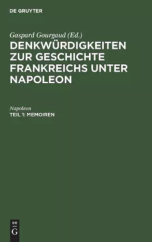 Memoiren cover