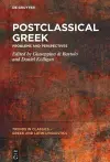 Postclassical Greek cover