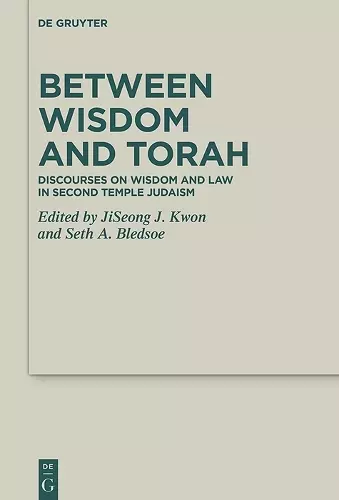 Between Wisdom and Torah cover