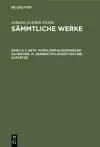 3 Abth. Populärphilosophische Schriften, III. Vermischte Schriften und Aufsätze cover