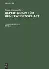 Repertorium für Kunstwissenschaft. Band 22 cover