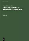 Repertorium für Kunstwissenschaft. Band 23 cover