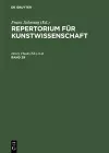 Repertorium für Kunstwissenschaft. Band 29 cover