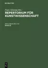 Repertorium für Kunstwissenschaft. Band 25 cover