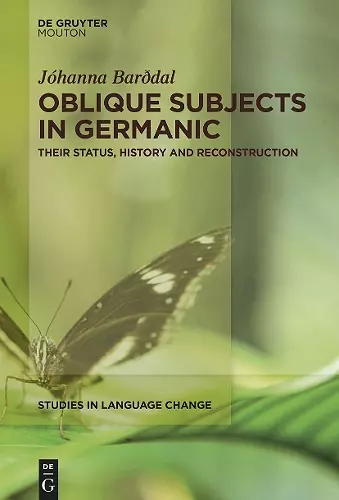 Oblique Subjects in Germanic cover