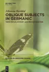 Oblique Subjects in Germanic cover