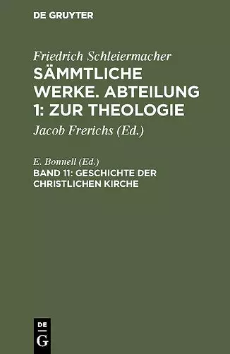 Geschichte der christlichen Kirche cover