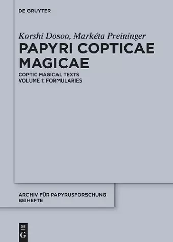 Papyri Copticae Magicae cover
