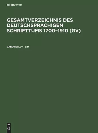 Lev - Lim cover