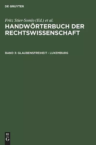 Glaubensfreiheit - Luxemburg cover