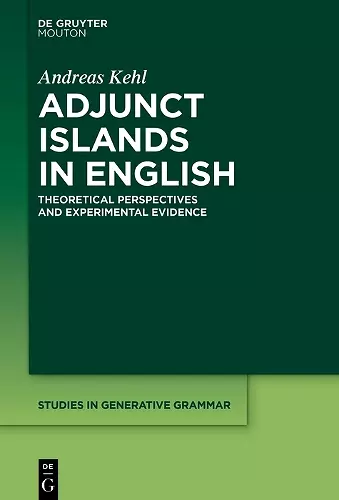 Adjunct Islands in English cover