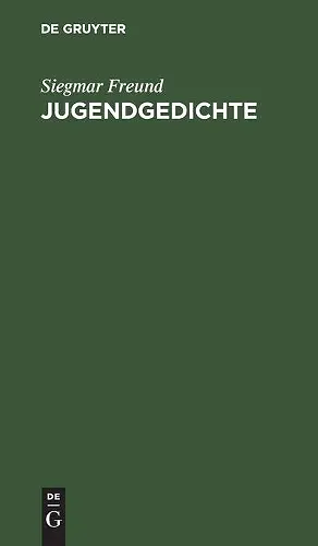 Jugendgedichte cover