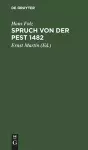 Spruch von der Pest 1482 cover