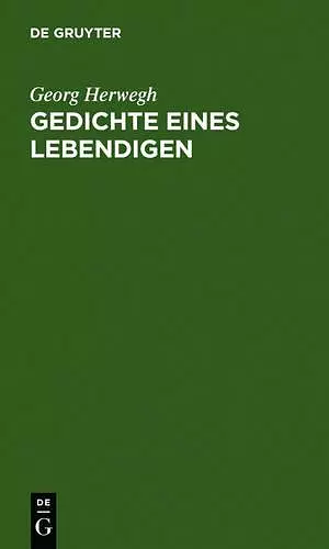 Gedichte eines Lebendigen cover