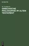 Griechische Philosophie Im Alten Testament cover