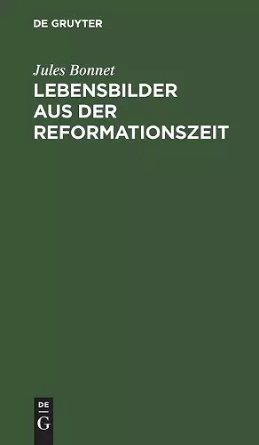 Lebensbilder Aus Der Reformationszeit cover
