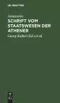 Schrift vom Staatswesen der Athener cover