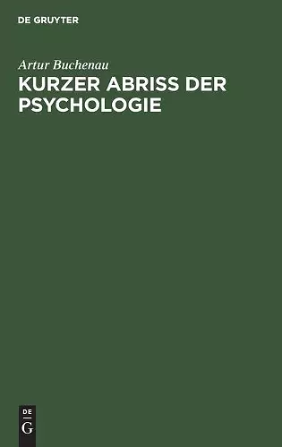 Kurzer Abriß der Psychologie cover