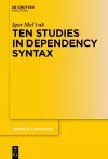 Ten Studies in Dependency Syntax cover