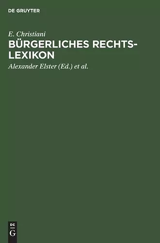 Bürgerliches Rechts-Lexikon cover