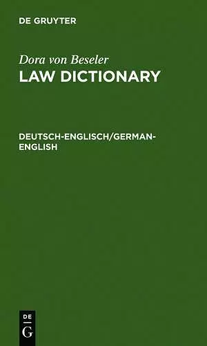 Deutsch-Englisch/German-English cover