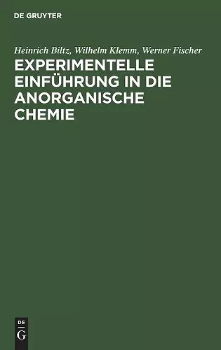 Experimentelle Einführung in Die Anorganische Chemie cover