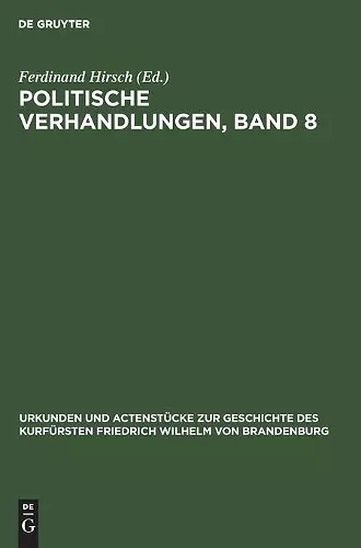 Politische Verhandlungen, Band 8 cover