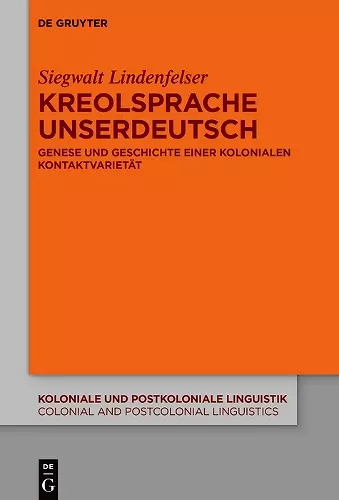 Kreolsprache Unserdeutsch cover