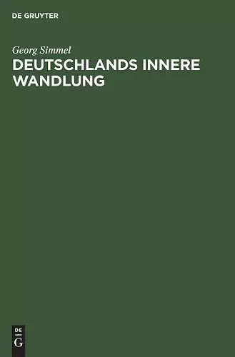 Deutschlands innere Wandlung cover