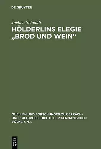 Hölderlins Elegie Brod Und Wein cover