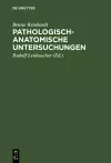 Pathologisch-anatomische Untersuchungen cover