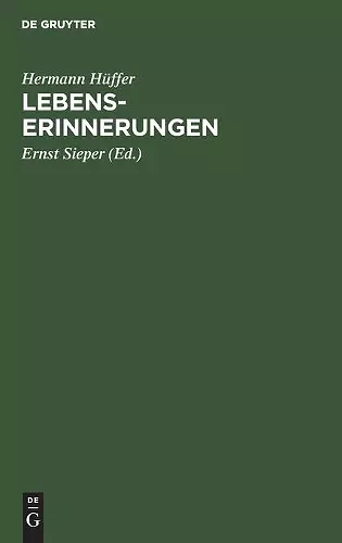 Lebenserinnerungen cover