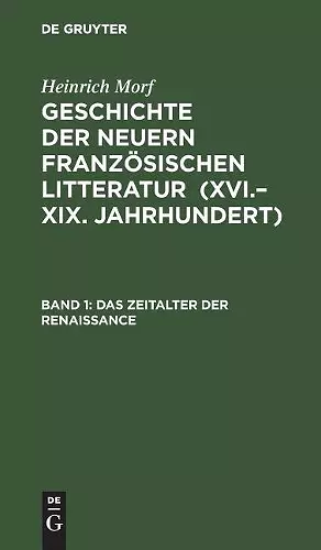 Das Zeitalter Der Renaissance cover