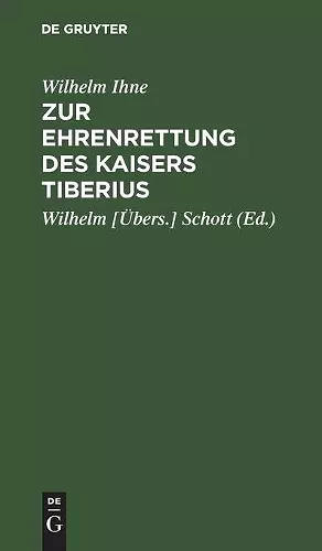 Zur Ehrenrettung Des Kaisers Tiberius cover