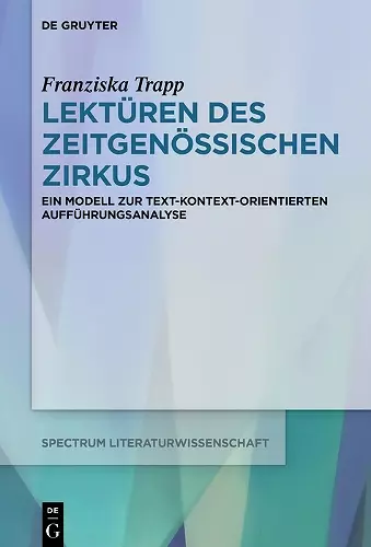 Lektüren des Zeitgenössischen Zirkus cover