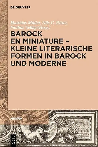Barock en miniature – Kleine literarische Formen in Barock und Moderne cover