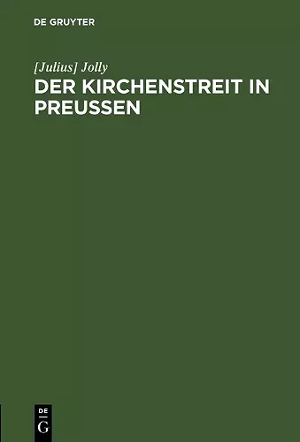 Der Kirchenstreit in Preussen cover