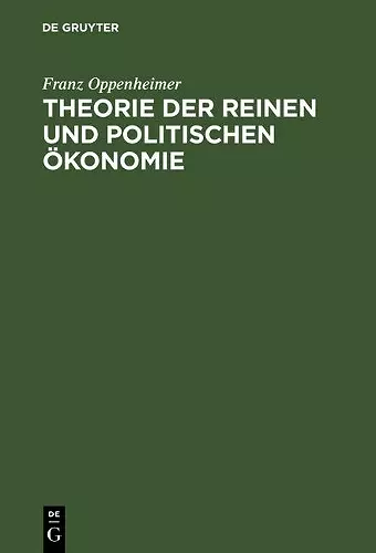 Theorie der reinen und politischen Ökonomie cover