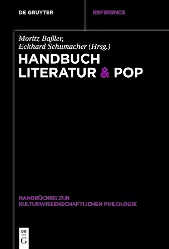Handbuch Literatur & Pop cover