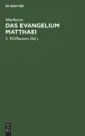 Das Evangelium Matthaei cover