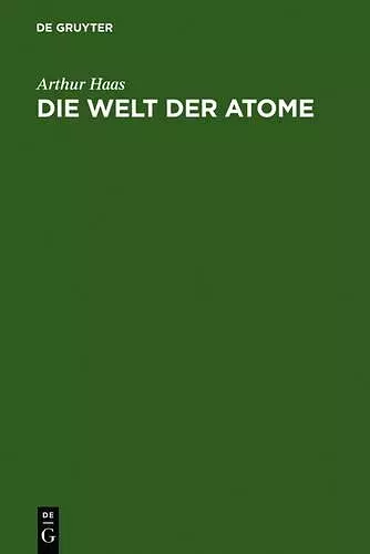 Die Welt der Atome cover