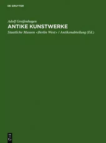 Antike Kunstwerke cover