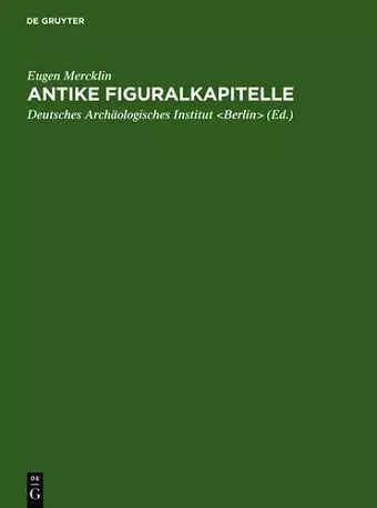 Antike Figuralkapitelle cover