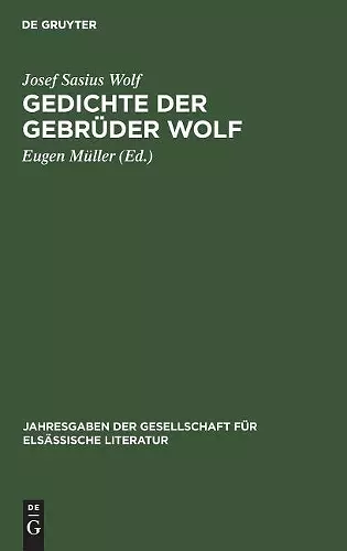 Gedichte der Gebrüder Wolf cover