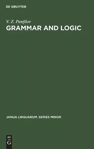 Grammar and logic cover