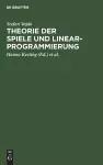 Theorie Der Spiele Und Linearprogrammierung cover