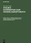 Buch 1: Handelsstand, Buch 2: Handelsgesellschaften Und Stille Gesellschaften cover